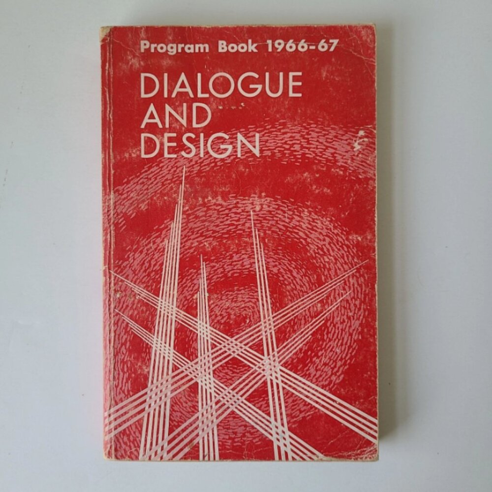 Vintage Christian Program Book 1966 1967 Dialogue & Design Methodist Church